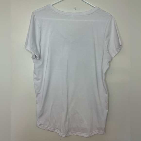 Cricut White V-Neck Top Gun Inspired Tee XL - Picture 4 of 7